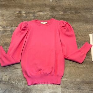 Vine & Love Bright Pink Crew Neck Sweater